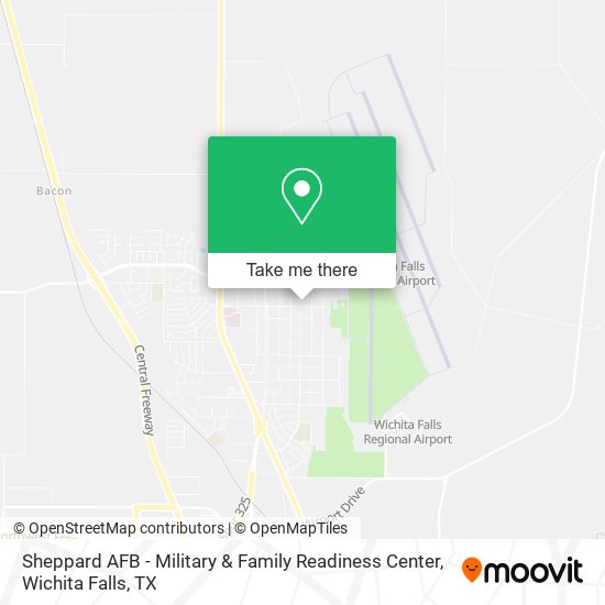 Sheppard AFB - Military & Family Readiness Center map