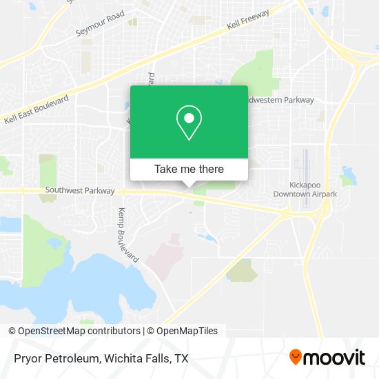 Mapa de Pryor Petroleum