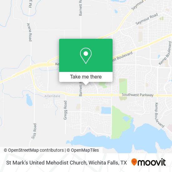 Mapa de St Mark's United Mehodist Church