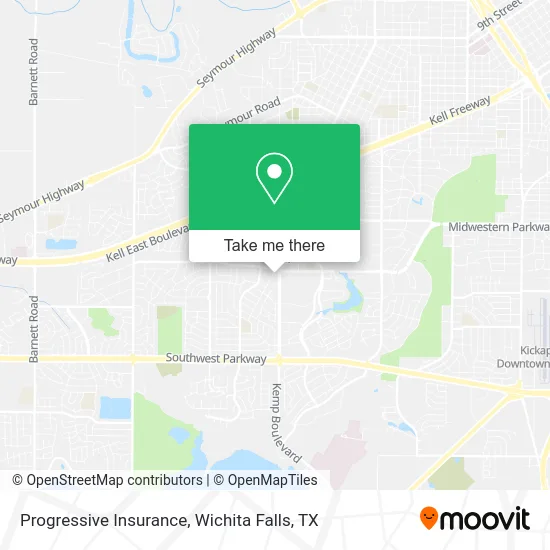 Progressive Insurance map