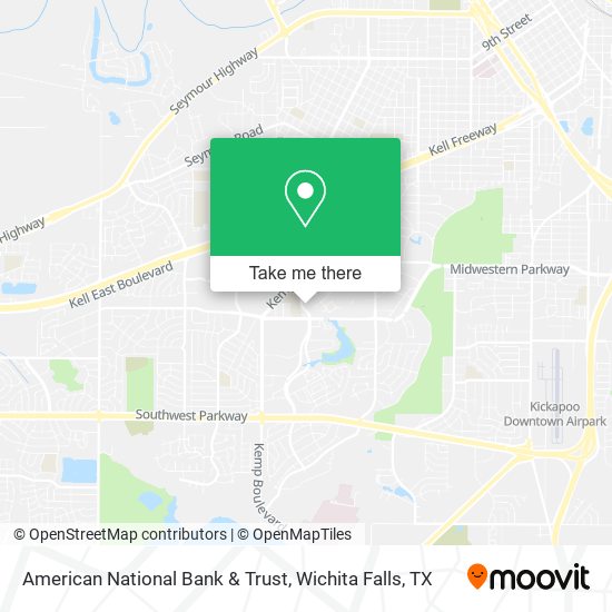 American National Bank & Trust map