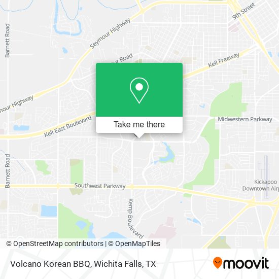 Volcano Korean BBQ map