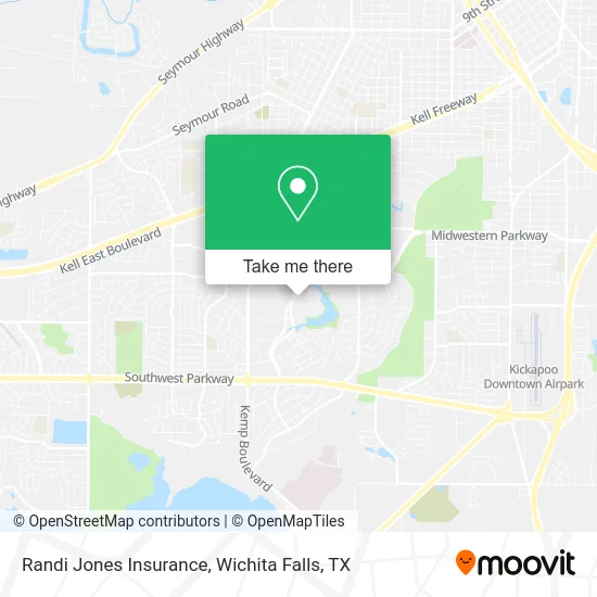 Randi Jones Insurance map