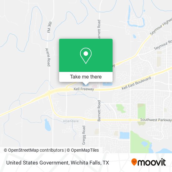 Mapa de United States Government