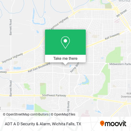 ADT A D Security & Alarm map