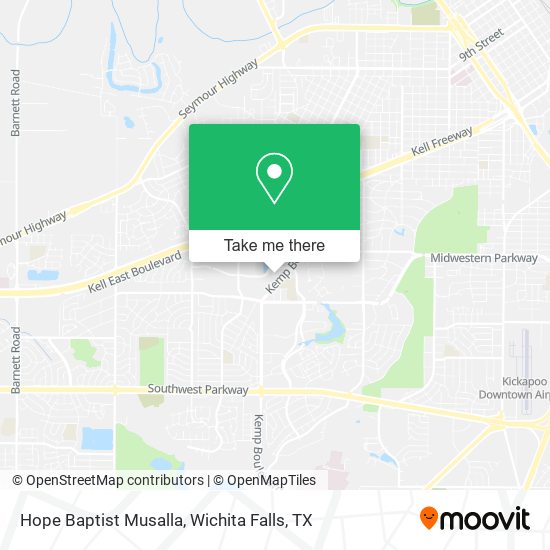 Mapa de Hope Baptist Musalla