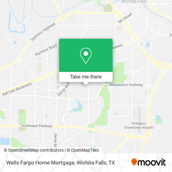 Mapa de Wells Fargo Home Mortgage