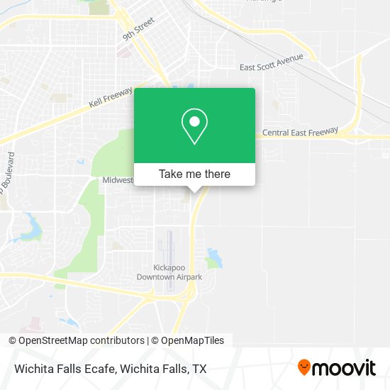 Wichita Falls Ecafe map