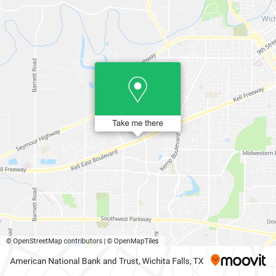 Mapa de American National Bank and Trust