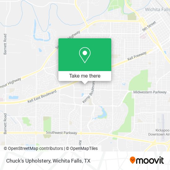 Mapa de Chuck's Upholstery