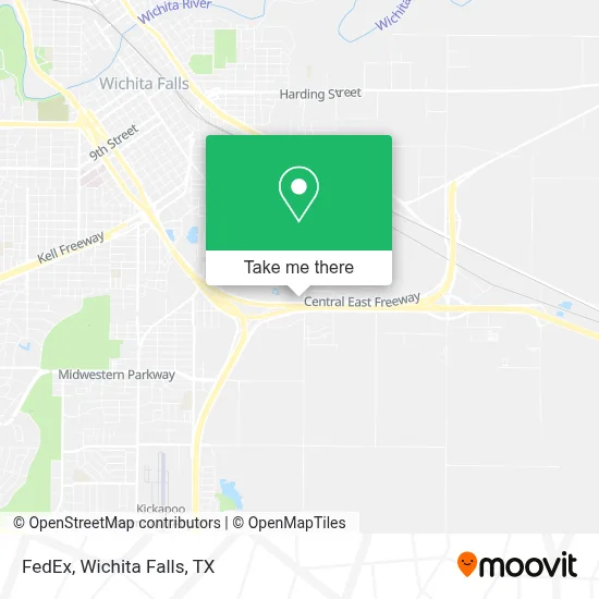 FedEx map