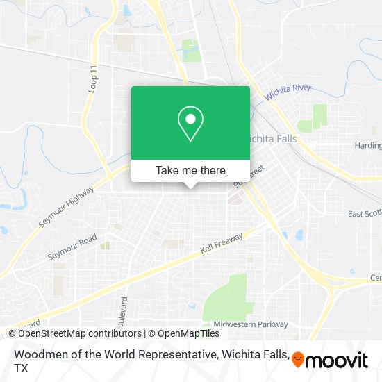 Woodmen of the World Representative map