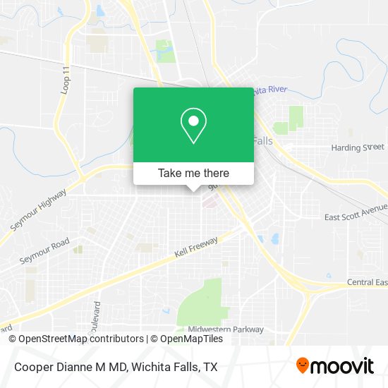 Cooper Dianne M MD map