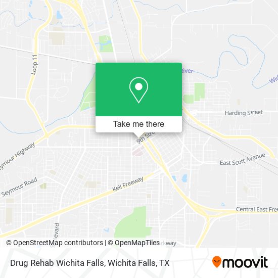 Drug Rehab Wichita Falls map