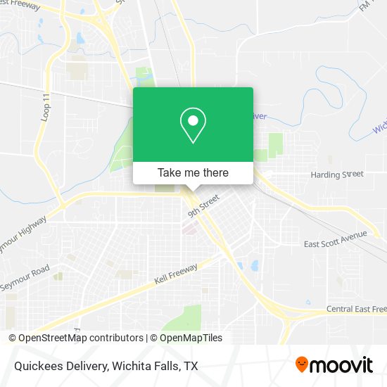 Quickees Delivery map