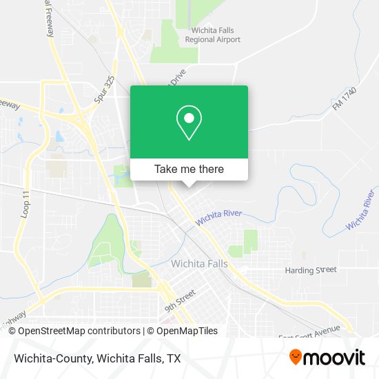 Wichita-County map