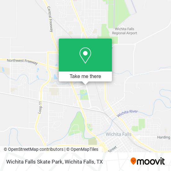 Wichita Falls Skate Park map