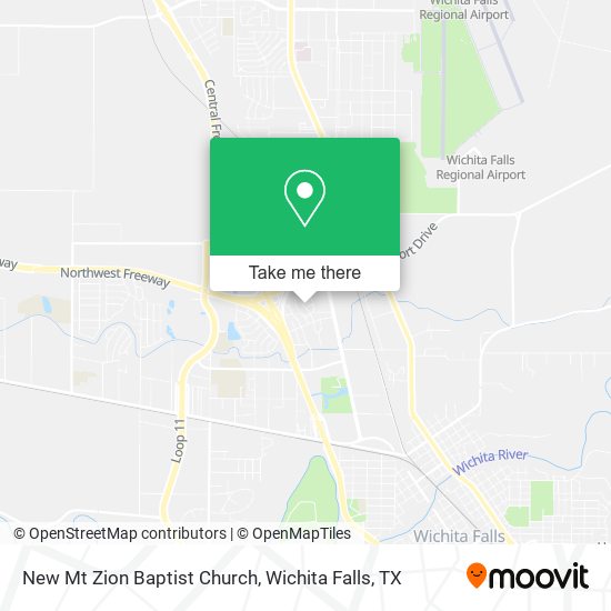 New Mt Zion Baptist Church map