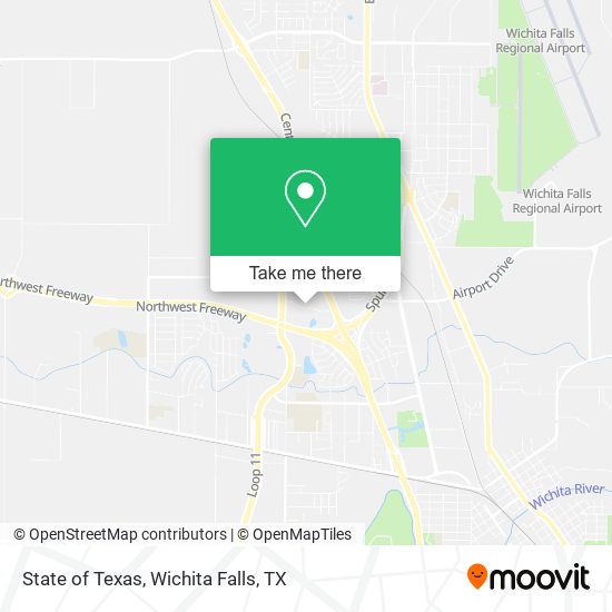 Mapa de State of Texas