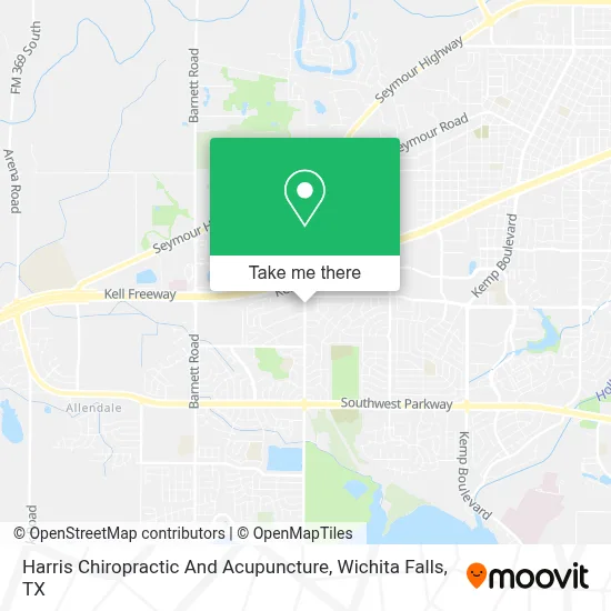 Harris Chiropractic And Acupuncture map
