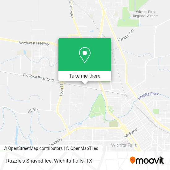 Razzle's Shaved Ice map