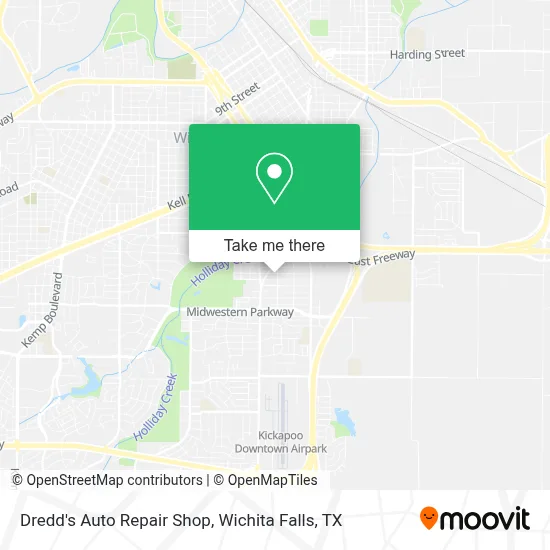 Dredd's Auto Repair Shop map