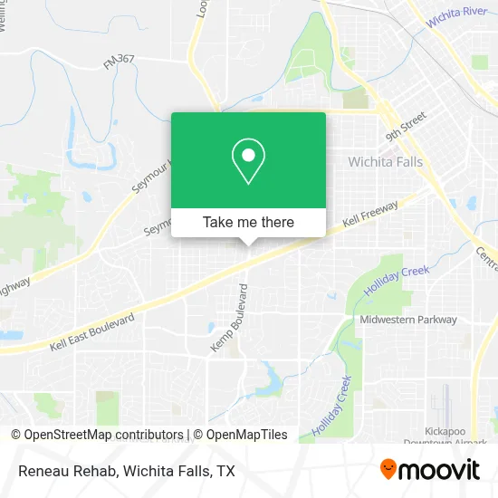 Reneau Rehab map