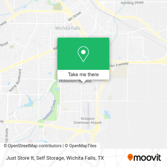 Just Store It, Self Storage map