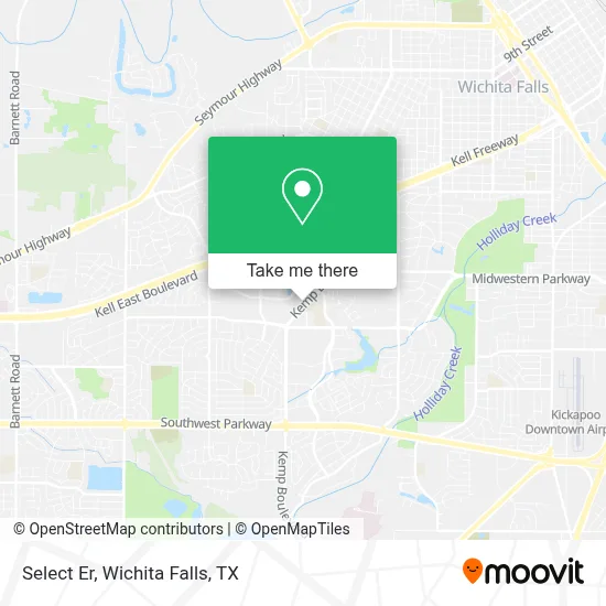 Select Er map