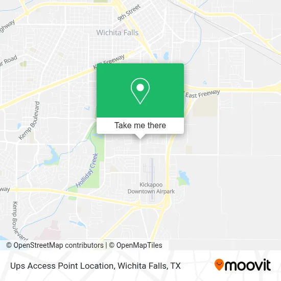 Ups Access Point Location map