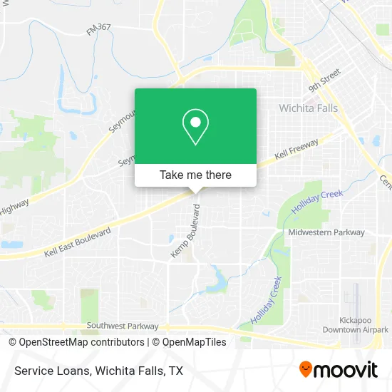 Service Loans map