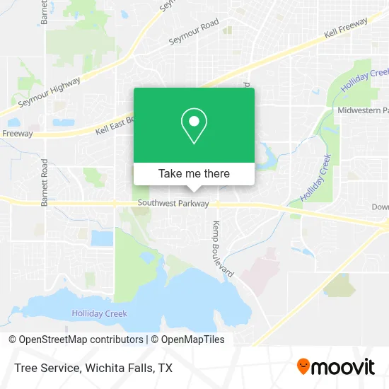 Tree Service map