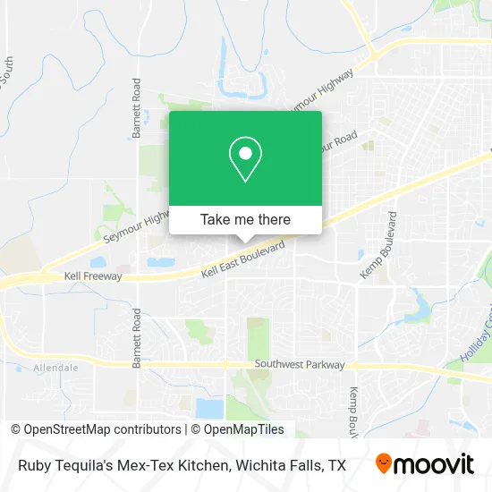 Ruby Tequila's Mex-Tex Kitchen map