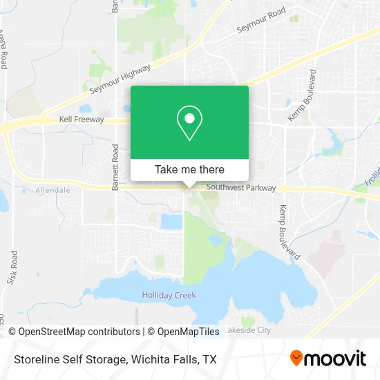 Storeline Self Storage map