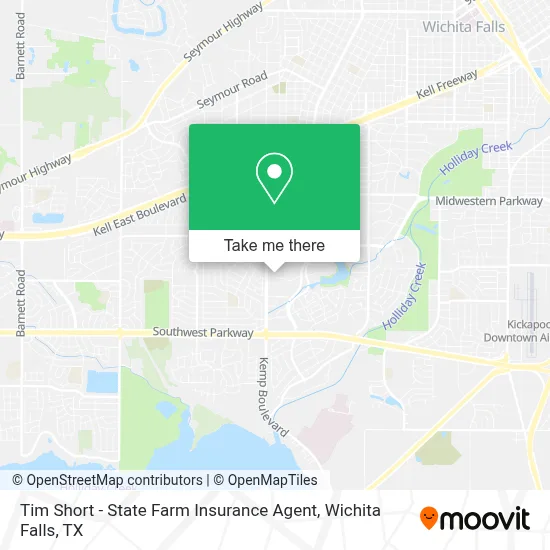 Tim Short - State Farm Insurance Agent map
