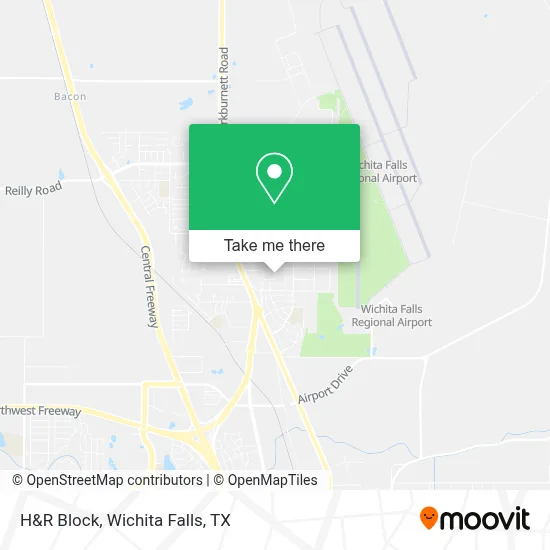 H&R Block map