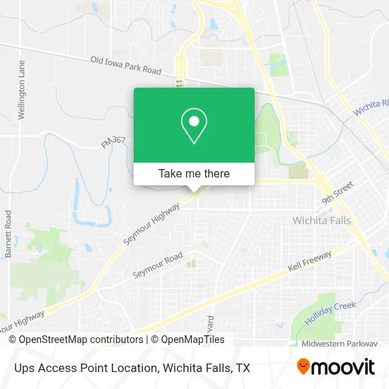 Ups Access Point Location map