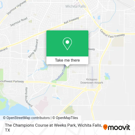 The Champions Course at Weeks Park map