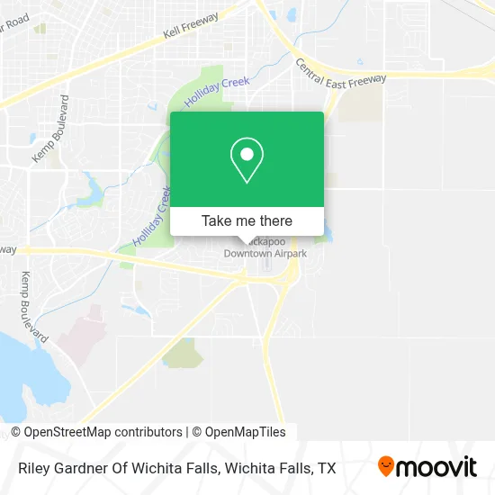 Riley Gardner Of Wichita Falls map