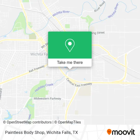 Paintless Body Shop map