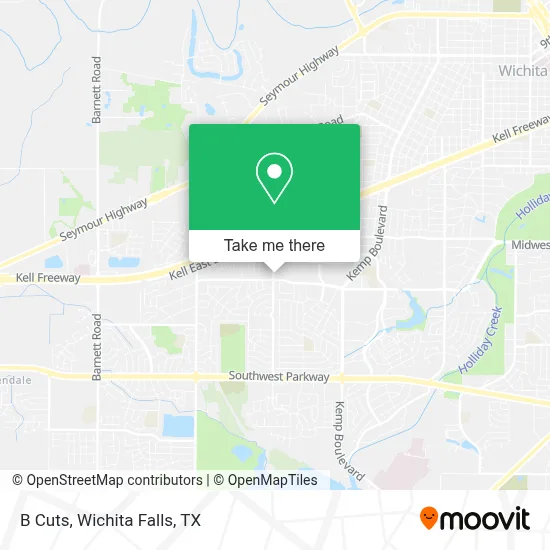 B Cuts map