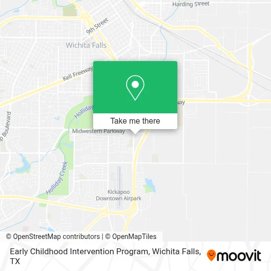 Early Childhood Intervention Program map
