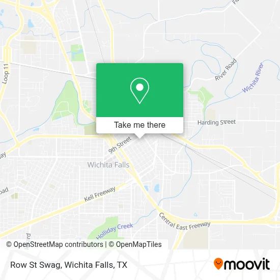 Row St Swag map