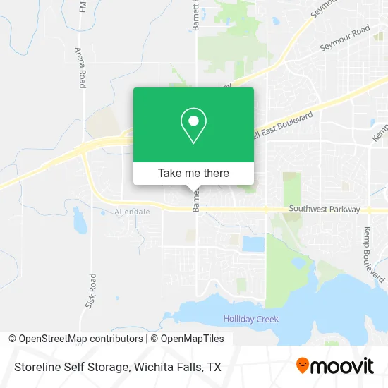 Storeline Self Storage map