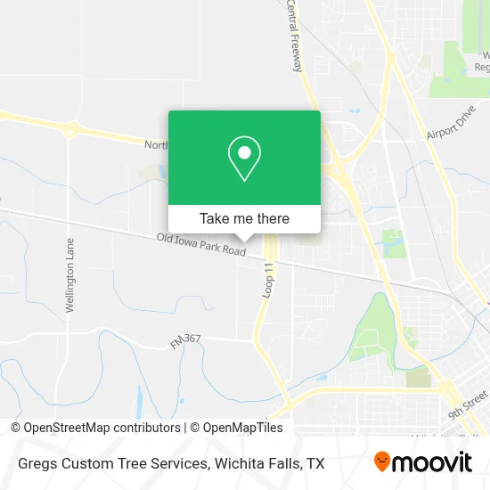 Gregs Custom Tree Services map