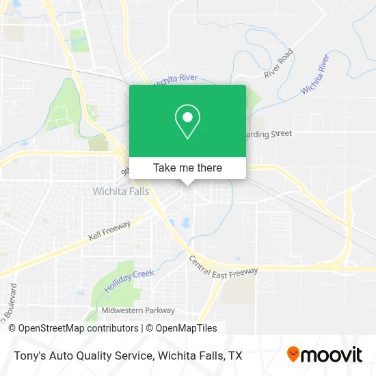 Tony's Auto Quality Service map