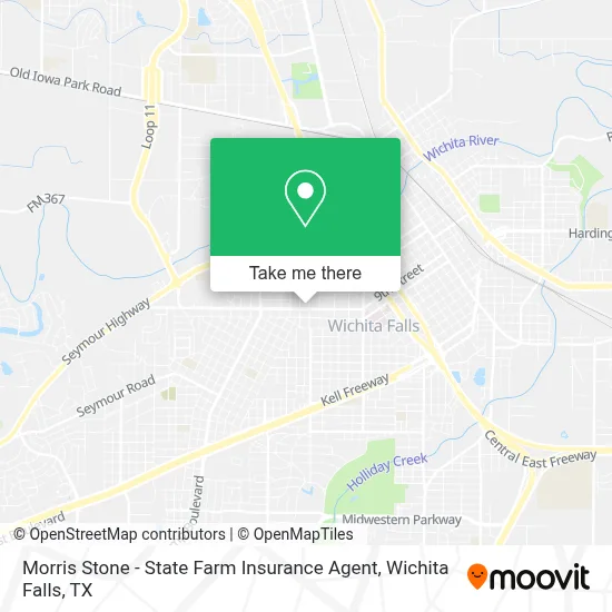Morris Stone - State Farm Insurance Agent map