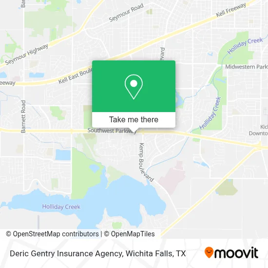 Deric Gentry Insurance Agency map