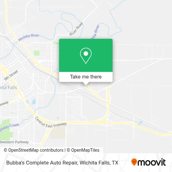 Bubba's Complete Auto Repair map