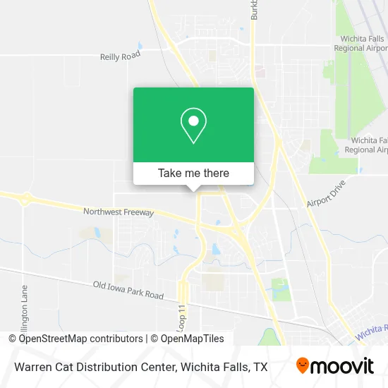 Warren Cat Distribution Center map